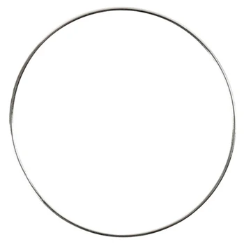 Metalring, Sølv, 1,5 mm, 7 cm, 10 stk
